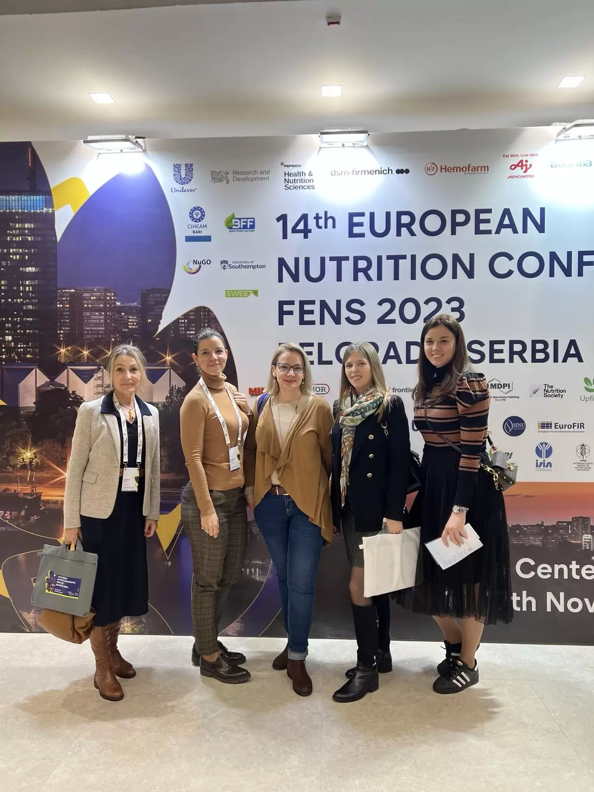 Naši istraživači na međunarodnoj konferenciji 14th European Nutrition Conference (ENC) FENS 2023